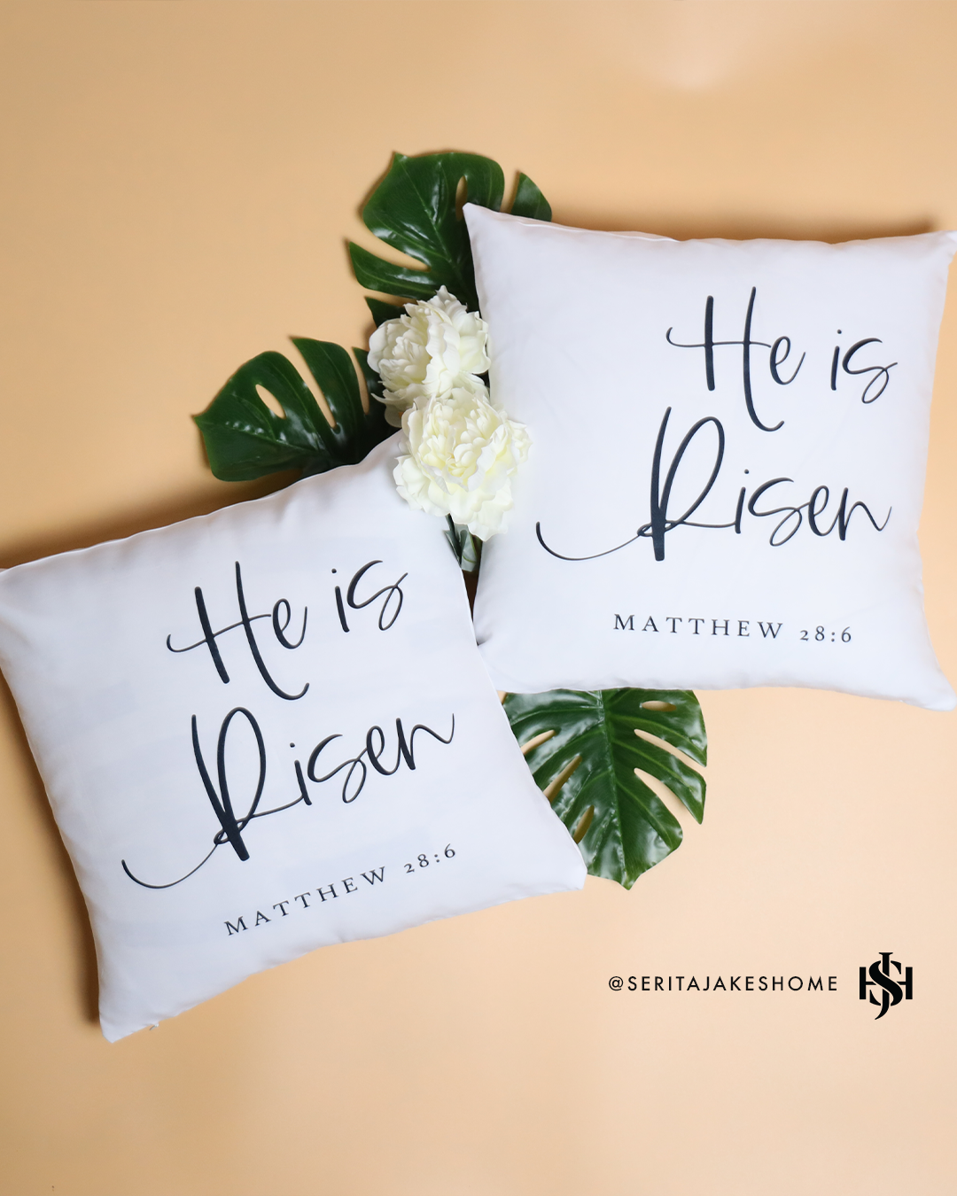 He is Risen Pillow