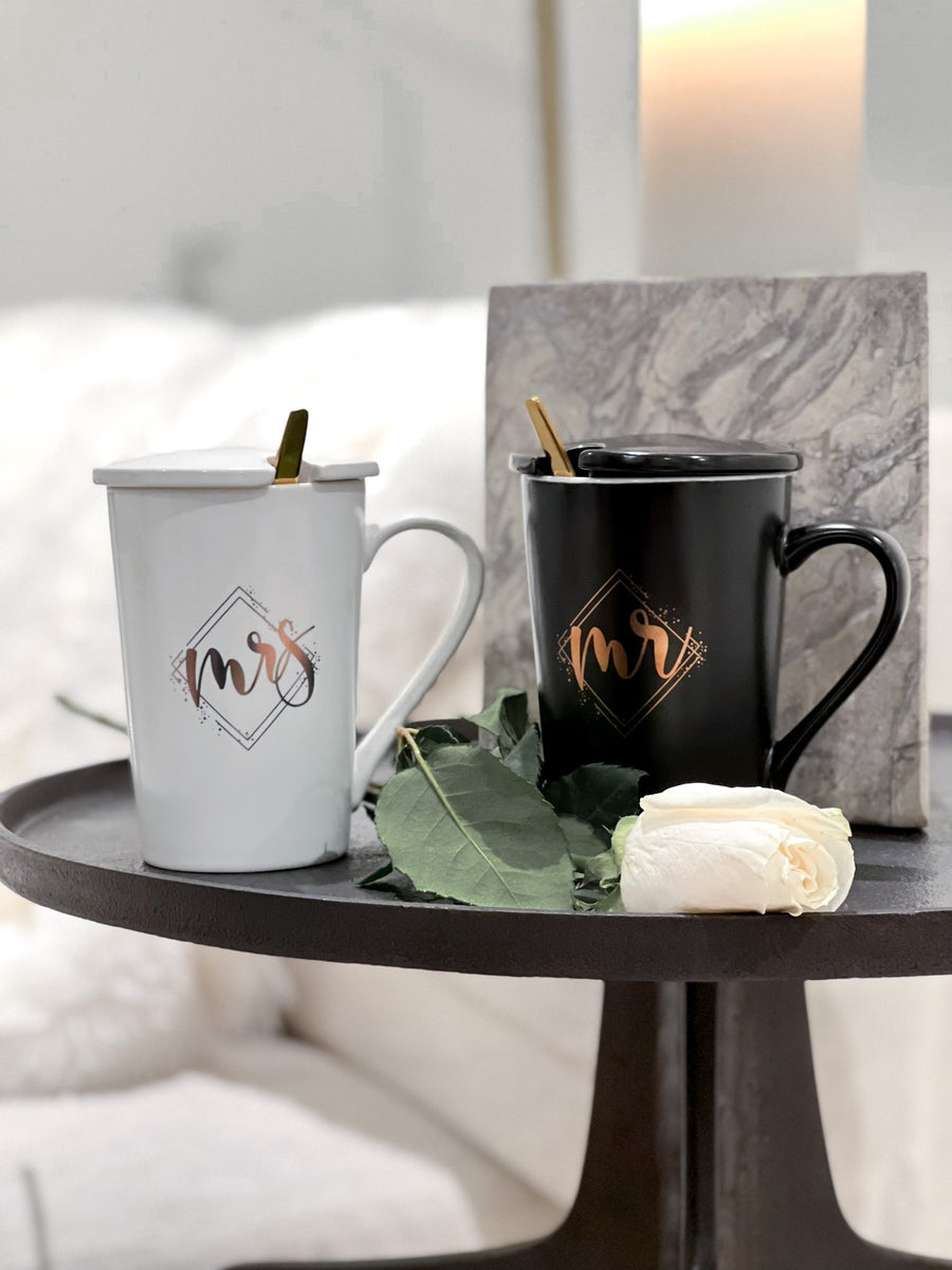 Luxury Mr. & Mrs. Mug set