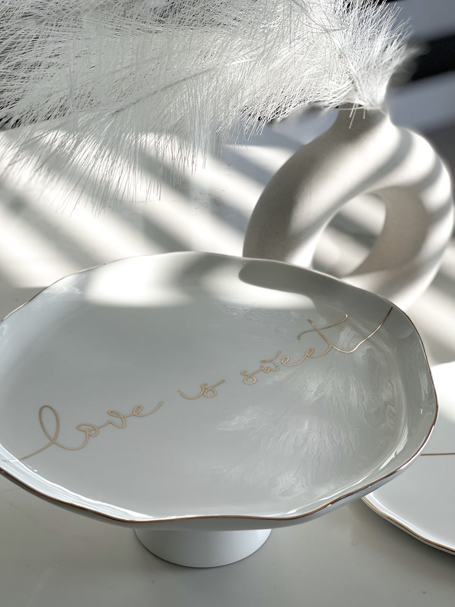Love Is Sweet Cake Stand
